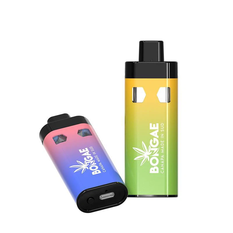 Canada Distilllate Hhc Vape OEM Logo 1g+1g Thiết bị Vaping dùng một lần bằng nhựa sống Bút Vape dầu dày rỗng 2g