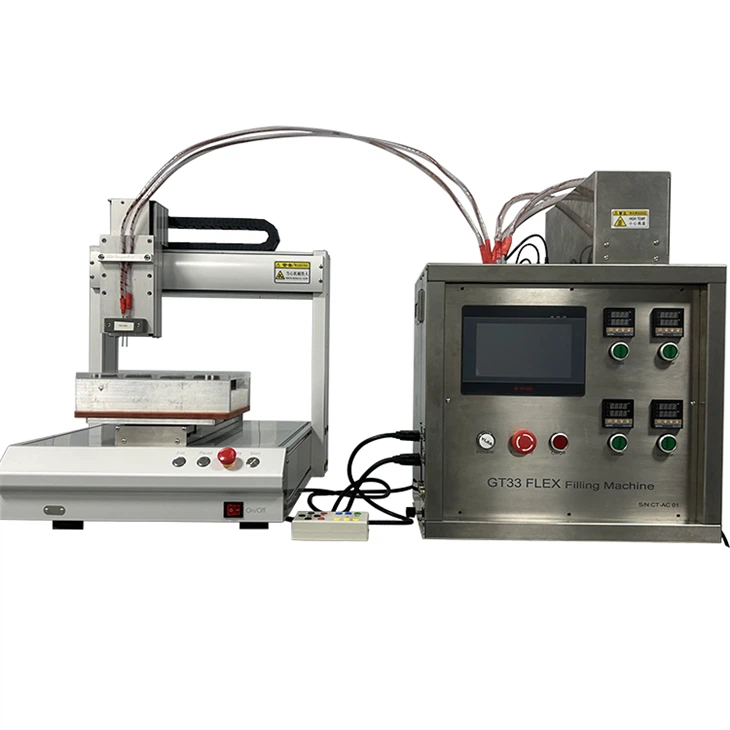 Máy làm đầy dầu cần sa hương vị đơn / kép GT33 của Châu Âu dành cho cuộn trước / Đổ đầy bút Vape dùng một lần